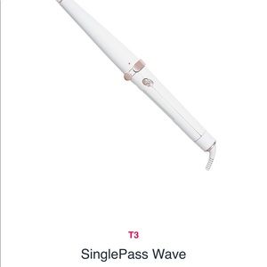 T3 singlepass wave curling iron